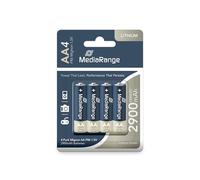 Media Range MRBAT154 Mignon Batterie au Lithium AA 1.5V Chrome G