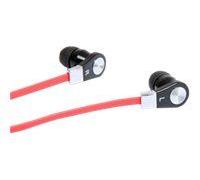 Media-Tech MAGICSOUND DS-2 MT3556 - Écouteurs avec micro - intra-auriculaire - filaire - noir, rouge