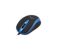 Media-Tech PLANO MT1091B - Souris - optique - 3 boutons - filaire - USB - bleu