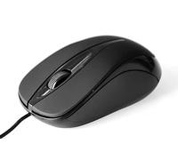 Media-Tech PLANO souris USB Optique 800 DPI Ambidextre - Souris (Ambidextre, Optique, USB, 800 DPI, Noir)