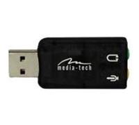 Media-Tech Virtu 5.1 USB, est la Carte Son Surround 3D Parfaite pour Les PC et Les Ordinateurs Portables,