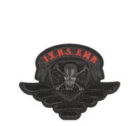MEDIAC Ecusson Tigre XL Thermocollant, Army/Skull, 7,5x6 cm