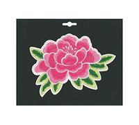 MEDIAC Ecusson XL Fleurs Thermocollant, Roses, Taille 18x13 cm