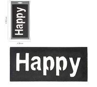 MEDIAC Ecusson XL Sweet Word 22X11Cm Thermocollant, Happy, 12,5x26 cm