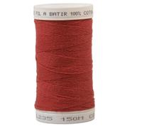 mediac Fil à btir 100% Coton en Bobine de 150m - Rouge 499-235