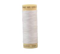 mediac Fil de Coton Blanc - Bobine de 90m - Blanc 099-099
