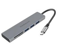 Mediacom MD-C302 hub & concentrateur USB 3.2 Gen 1 (3.1 Gen 1) Type-A Aluminium