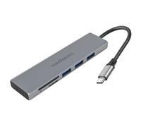 Mediacom MD-C302 hub & concentrateur USB 3.2 Gen 1 (3.1 Gen 1) Type-A Aluminium