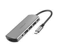 Mediacom MD-C309 station d'accueil Avec fil USB 3.2 Gen 1 (3.1 Gen 1) Type-C Aluminium