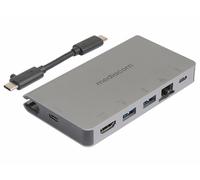 Mediacom MD-C315 station d'accueil Avec fil USB 3.2 Gen 1 (3.1 Gen 1) Type-C Aluminium