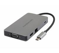 Mediacom MD-C318 station d'accueil Avec fil USB 3.2 Gen 1 (3.1 Gen 1) Type-C Aluminium