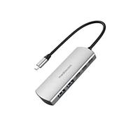 Mediacom MD-C324 hub & concentrateur USB 2.0 Type-C 5000 Mbit/s Aluminium