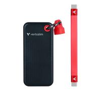 mediacom Verbatim SSD 2 To USB 3.2 Type-C Pocket noir-rouge Quantité:1