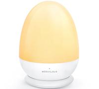 MediAcous Veilleuse Pour Enfant, Veilleuse pour Bébé avec Socle de Chargement Stable, Lampe Nuit à Dimmable pour L'allaitement avec Minuterie de 1H & Contrôle Tactile, Jusqu'à 200H