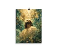Medialess Jésus comme symbole de plénitude | Abondance Divine : grâce débordante de Jésus 1 | Image de Jésus | Poster et impressions d'art | Tableau mural, sans cadre
