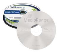 MediaRange - 10 x DVD-R - 4.7 Go (120 minutes) 16x - spindle G