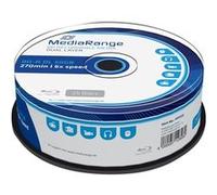 MediaRange MR508 disque vierge Blu-Ray BD-R DL 50 Go 25 pièce(s), Disques Blu-ray