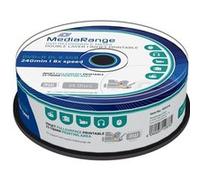 MediaRange - 25 x DVD+R DL - 8.5 Go (240 minutes) 8x - blanc - surface imprimable par jet d'encre - spindle G
