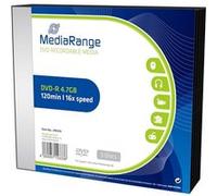 MediaRange - 5 x DVD-R - 4.7 Go (120 minutes) 16x - boîtier CD étroit G