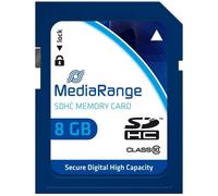 MediaRange Carte mémoire SDHC Classe 10 8 Go Bleu