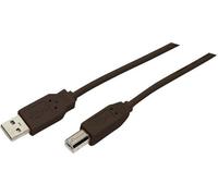 MediaRange Anschlusskabel USB 2.0 A->B St/St 3m schwarz Blister
