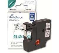 MediaRange Bande d'écriture comp. Dymo 12mmx7m laminée n/b