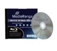 MediaRange - BD-R DL - 50 Go 6x - boîtier CD G