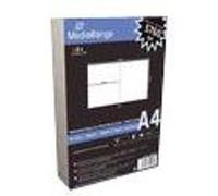 MediaRange - Blanc mat - 265 x 149 mm - 130 g/m² - 50 feuille(s) (50 feuille(s) x 1 inserts pour boîtiers BD G