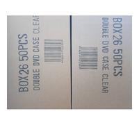 MediaRange - Boîtier pour DVD - capacité : 2 CD, 2 DVD - clair