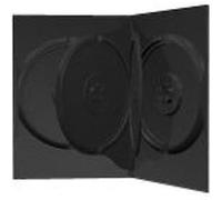 MediaRange - Boîtier pour DVD vidéo - capacité : 4 CD/DVD - noir (pack de 50) G