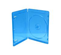 MediaRange Boîtier vide BD Video Box 1 compartiment bleu avec 50 pièces