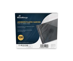 MediaRange BOX04 CD Plastik bags (50) clear for 10,4mm Jewel Cases