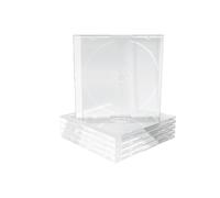 MediaRange BOX24 étui disque optique Boîtier double 1 disques Transparent