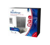 MediaRange BOX32 Pochettes Slim pour CD/DVD 1 pièce, transparentes 10p.