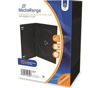 MediaRange BOX33 Boîte vide DVD MediaRange 10pcs Single Slim noir détail