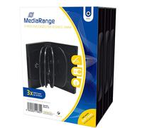 MediaRange box35 - 3 Boîte avec DVD 10dischi Noir Étui CD/DVD