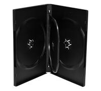 MediaRange BOX35-3 Noir étui disque optique - étuis disques optiques (Noir, Plastique, 120 mm, 496 g) - 5 pièces