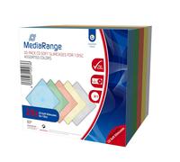 MediaRange CD empty box BOX37 Retail Soft Slim Thick (Pack of 20 5.2 mm Multicol