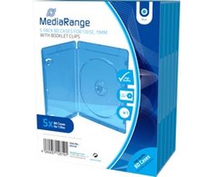 MediaRange BOX38 étui disque optique Boîtier Blu-ray 1 disques Bleu, Étui de protection