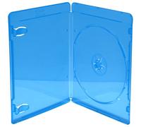 MediaRange BOX39-50 étui disque optique Boîtier Blu-ray 1 disques Bleu, Transparent