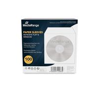 MediaRange Pochettes en papier pour CD/DVD – Étui de protection