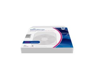 MediaRange BOX64 : Lot de 50 Housses Gris pour Disque Optique 120mm - Capacité 1 Disque - Dimensions Emballage 128x25x125mm - Conforme RoHS