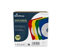 MediaRange BOX67 Pochette en papier CD Blanc