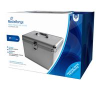 MediaRange BOX75 étui disque optique Caisse rigide 200 disques Argent