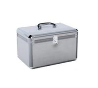 MediaRange BOX75 Valise CD/DVD argent - capacité 200 disques