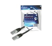 MediaRange - Cable réseau RJ45 CAT5e de 5 mètres - Noir