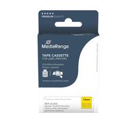 MediaRange Cassette à ruban en plastique pour Brother TZ-631S/TZe-631S, adhésif