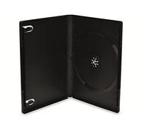 MediaRange CD/DVD Storage Media Case Black, Plastic, 5pcs, BOX30 (Black, Plastic, 5pcs)
