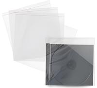 MediaRange CD Hüllen 100pcs Folientaschen 10.4mm transparent