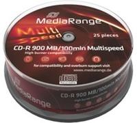 MediaRange 25 x CD-R 900 100 minutes 48x spindle